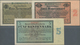 Deutschland - Deutsches Reich Bis 1945: Kleines Lot Mit 3 Banknoten 1 Rentenmark 1923 Ro.154a (aUNC) - Sonstige & Ohne Zuordnung