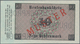 Deutschland - Deutsches Reich Bis 1945: 10 Rentenmark 1923 Muster, Ro.157M, Roter Überdruck "Muster" - Andere & Zonder Classificatie