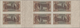 Deutschland - Deutsches Reich Bis 1945: Ungeschnittenes Teilstück Eines Bogens Mit 6 Banknoten 5 Rei - Autres & Non Classés