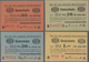 Deutschland - Alliierte Miltärbehörde + Ausgaben 1945-1948: Marl, Chemische Werke Hüls, 5, 10, 50 Re - Other & Unclassified