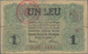 Deutschland - Nebengebiete Deutsches Reich: Besatzungsausgaben Rumänien WW I, Lot Mit 9 Banknoten De - Sonstige & Ohne Zuordnung