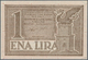 Deutschland - Nebengebiete Deutsches Reich: Sparkasse Laibach 1 Lira 1944, Ro.618, Minimal Bestoßene - Other & Unclassified