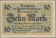 Delcampe - Deutschland - Nebengebiete Deutsches Reich: Memel, Großes Lot Mit 13 Banknoten, Dabei ½ Mark Ro.846b - Autres & Non Classés