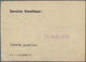 Deutschland - Nebengebiete Deutsches Reich: Saar, 10 Mark Prämienschein O.D. 1947 Mit Datumsstempel - Sonstige & Ohne Zuordnung