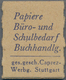 Deutschland - Briefmarkennotgeld: Geislingen, Württemberg, Ehemann Bürobedarf, 10 Pf. Ziffer Kontrol - Autres & Non Classés