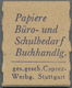 Deutschland - Briefmarkennotgeld: Geislingen, Württemberg, Ehemann Bürobedarf, 10 Pf. Ziffer Kontrol - Other & Unclassified