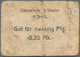 Deutschland - Notgeld - Elsass-Lothringen: Altthann, Oberelsass, Gemeinde, 20 Pf., 1914, Unentwertet - Sonstige & Ohne Zuordnung