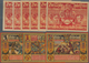 Deutschland - Notgeld - Rheinland: Geldern, Männergesangverein, 6 X 75 Pf., Serie A; 2 X 75 Pf., Ser - [11] Local Banknote Issues