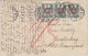 Schweiz - 3x5 Rp. Portomarke Karte Hannover - Beatenberg 1912 - Segnatasse