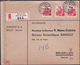 Lettre Suisse / Switzerland - Sandoz Bâle -  Recommandé - Timbres 312 X3  - Censuré - Covers & Documents