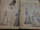 Delcampe - Reliure Du Journal "LA FAMILLE" Pour L’année 1902 / Belles Gravures De Mode De Broderies Et Illustrations - Magazines - Before 1900