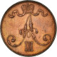Monnaie, Finlande, Alexander III, 5 Pennia, 1889, SUP, Cuivre, KM:11 - Finlande