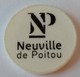 Jeton De Caddie - NP - Neuville De Poitou - En Plastique  - - Jetons De Caddies