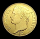 COPIE - 1 Pièce Plaquée OR ( GOLD Plated Coin ) - France - 20 Francs Napoléon Tête Laurée 1814 W - Autres & Non Classés