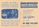 Loew Metro Presse - Ciné  Bioscoop Programma Programme Cinema Majestic  Gent - 15 Mars 1929 - Lon Chaney - Programma's
