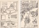 Format Cpa  Lot De 2 Planche A.m Besson / Hachette Planches Pour L'enseignement Des Langues Vivantes Marchands Tramway - Original Drawings