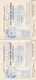 Delcampe - BON POUR UN PAQUET ,lot De 3 Fois Une PAIRE ,soit 6 Exemplaires ,texte 5 Lignes TRES FORTE COTE ,lire Description - Timbres De Franchise Militaire