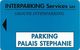 CARTE DE STATIONNEMENT BANDE MAGNÉTIQUE VILLE DE CANNES 06 ALPES-MARITIMES PARKING PALAIS STÉPHANIE - PIAF Parking Cards