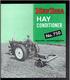 LOT 2 DOCUMENTS NEW IDEA FARM EQUIPMENT COMPANY COLDWATER OHIO HAY CONDITIONER HARVESTER SHREDDER - Tracteurs