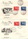 M82a-e  1ère Série Complète FDC Norden 1956 (5 Enveloppes)  Cat: 37,50 €    TTB - Idee Europee