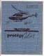 Protège Cahier Bleu Erbé Hélicoptère Alouette Avec Tables Et Mesures 60' - Transporte
