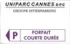 CARTE DE STATIONNEMENT BANDE MAGNÉTIQUE CANNES 06 ALPES-MARITIMES FORFAIT COURTE DUREE - Scontrini Di Parcheggio