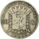 Monnaie, Belgique, Leopold II, 50 Centimes, 1898, B+, Argent, KM:27 - 50 Cents