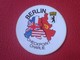 PEGATINA ADHESIVO STICKER DE BERLIN GERMANY CHECKPOINT CHARLIE EL MURO THE WALL DDR EAST WEST UNITED STATES FRANCE USSR - Stickers