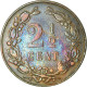 Monnaie, Pays-Bas, Wilhelmina I, 2-1/2 Cent, 1898, TTB, Bronze, KM:108.2 - 2.5 Cent