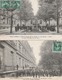 2 CPA:PARIS (75) ÉCOLE NORMALE INSTITUTEURS DE LA SEINE DANS LA COUR RUE MOLITOR..ÉCRITES - Sonstige & Ohne Zuordnung