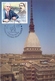 TORINO LA MOLE ANTONELLIANA 1991 MAXIMUM POST CARD (GENN200299) - Esposizioni Filateliche