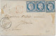 1875 - PUY DE DOME - LETTRE RECOMMANDEE De AMBERT Avec GC 79 => ISSOIRE - 1871-1875 Cérès