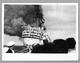 Delcampe - PHOTO PRESS 1954 -  EMPIRE WINDRUSH DISASTER  - CM.  21,5X16,5    Bateaux Nave Ship Boat - Barche