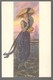 Cpa...illustrateur... C M...art Nouveau...art Déco...jeune Femme Avec Chapeau Et éventail... - Bompard, S.