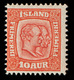 Iceland - 1907-08 - 10a Yv.52 - MH - Unused Stamps