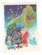 03350 Soviet Russia USSR Santa Claus Ded Moroz Christmas Tree Gramophone Snowman - Año Nuevo