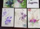 CPA - Lot De 10 Cartes Postales Sélectionnées - Fleurs Mauves ( Lot I59 ) - 5 - 99 Karten