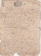 Cachet Généralité LIMOZIN ( Limousin ) Manuscrit 4 Pag0s 12/2/1688 Mariage - Cachets Généralité