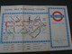 1954 Beck Underground Tube Map Used - Other & Unclassified