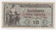 10 CENTS MILITARY PAYMENT CERTIFICATE 1951-1954 - 1951-1954 - Reeksen 481