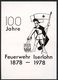 Bund PP98 C2/001 FEUERWEHR ISERLOHN 1978  NGK 6,00 € - Cartes Postales Privées - Neuves