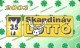 GAMBLING LOTTERY FOOTBALL POOL FOUR LEAF CLOVER SCANDINAVIAN DEER ROE ANIMAL CALENDAR * Szerencsejatek 2003 8 * Hungary - Klein Formaat: 2001-...