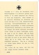 Sterbebild ,carte De Décès Unteroffizier Décoré EK 2 . Cavalerie  1944 . DEATH CARD . - 1939-45