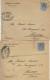 1918 - 2 ENVELOPPES De VALENCIA  (ESPAGNE) Avec CENSURE FRANCAISE 458 ET 459 => NIMES - Covers & Documents