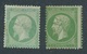 DH-111: FRANCE: Lot Avec "NAPOLEON" N°20*GNO-20 NSG - 1862 Napoleone III