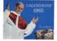 CALENDRIER  1965  PAUL VI  (Giovanni Battista Montini)  JAN 2020 Gera - Petit Format : 1961-70