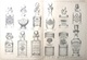 1893 Belle Grande Planche Parfum Parfumerie Delettrez à Paris Eau De Cologne Savon Poudre De Riz Lotion Flacon Boite... - Werbung