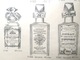 1893 Belle Grande Planche Parfum Parfumerie Delettrez à Paris Eau De Cologne Savon Poudre De Riz Lotion Flacon Boite... - Werbung