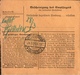 ! 1934 Paketkarte Deutsches Reich, Gertlauken über Laukischken, Ostpreußem Nach Gräfenhainichen - Lettres & Documents