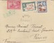 LETTRE FIJI. 18 4 39. MESSAGERIES MARITIMES. RECOMMANDÉ SUVA POUR FRANCE - Fidschi-Inseln (...-1970)